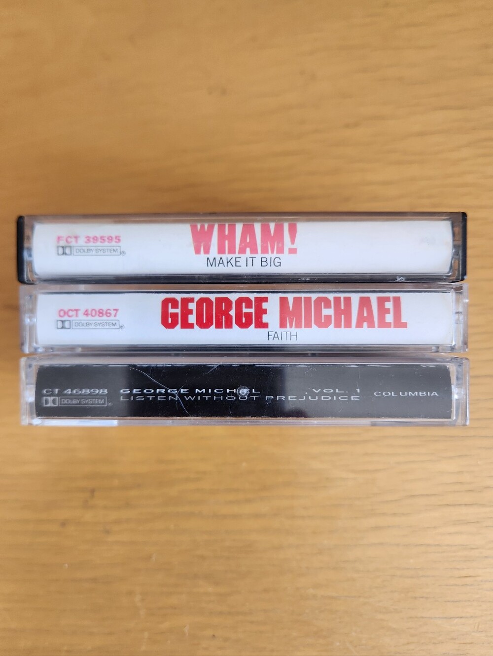 George Michael, Wham! - 80s & 90s Tapes (Lot of 3)